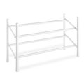 Rlm Distribution White Stackable & Expandable Shoe Rack; 24 x 45 in. HO783713